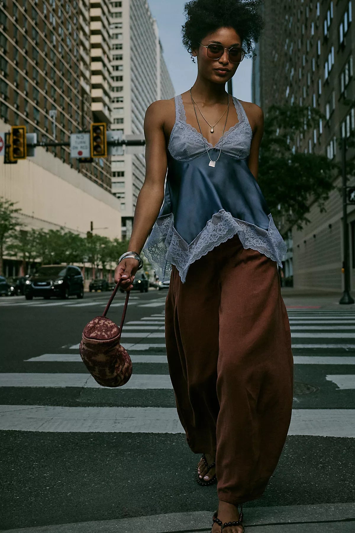 About It Baggy Linen Trousers