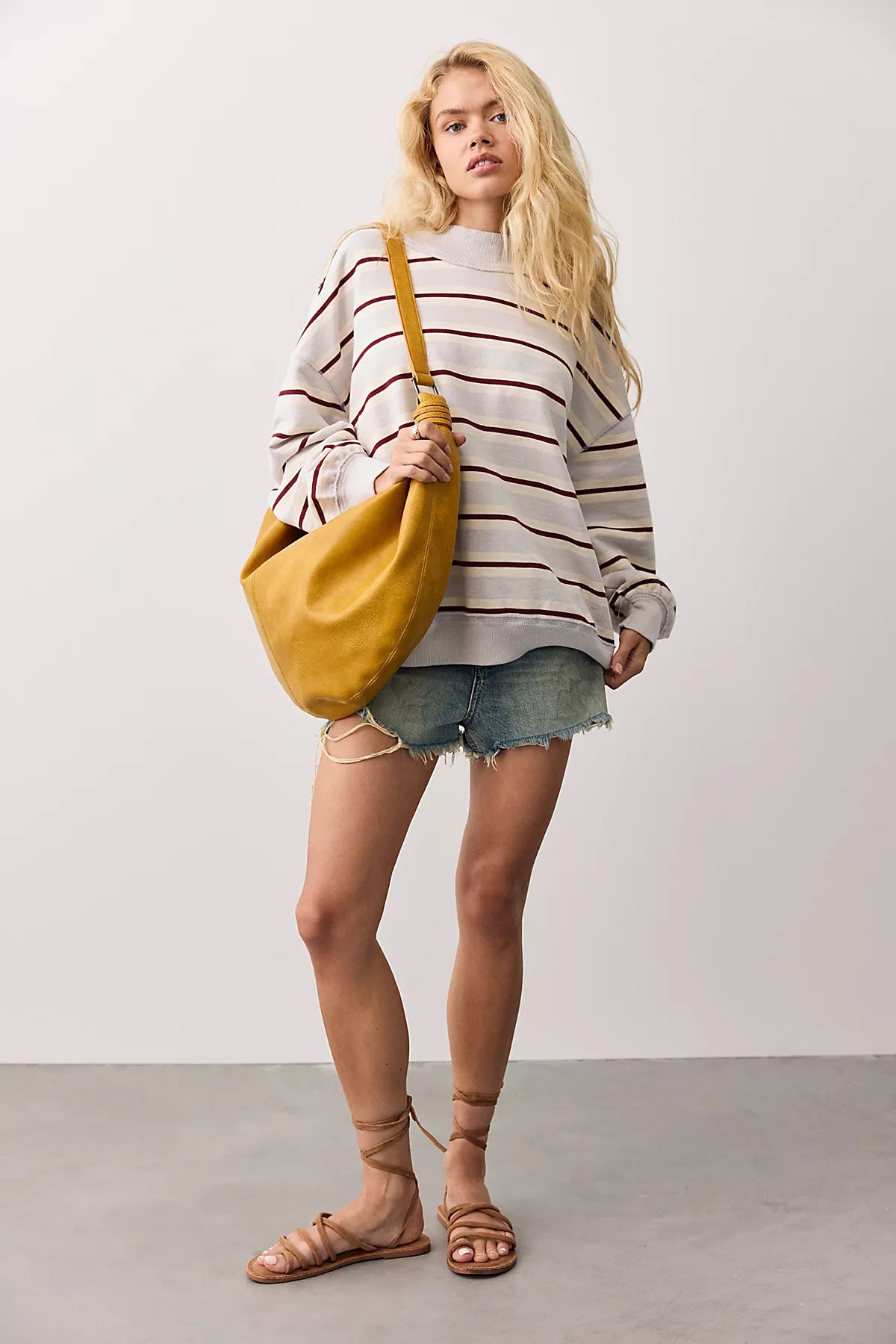 Palm Springs Striped Pullover