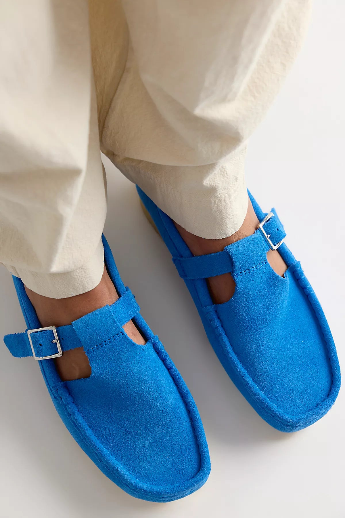 Clarks Wallabee T-Bar Mary Janes
