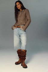 We The Free Low-Rise Relaxed Capri Jeans