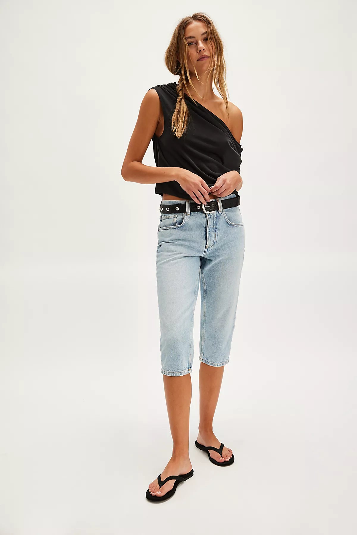 Blake Off-The-Shoulder Draped Top