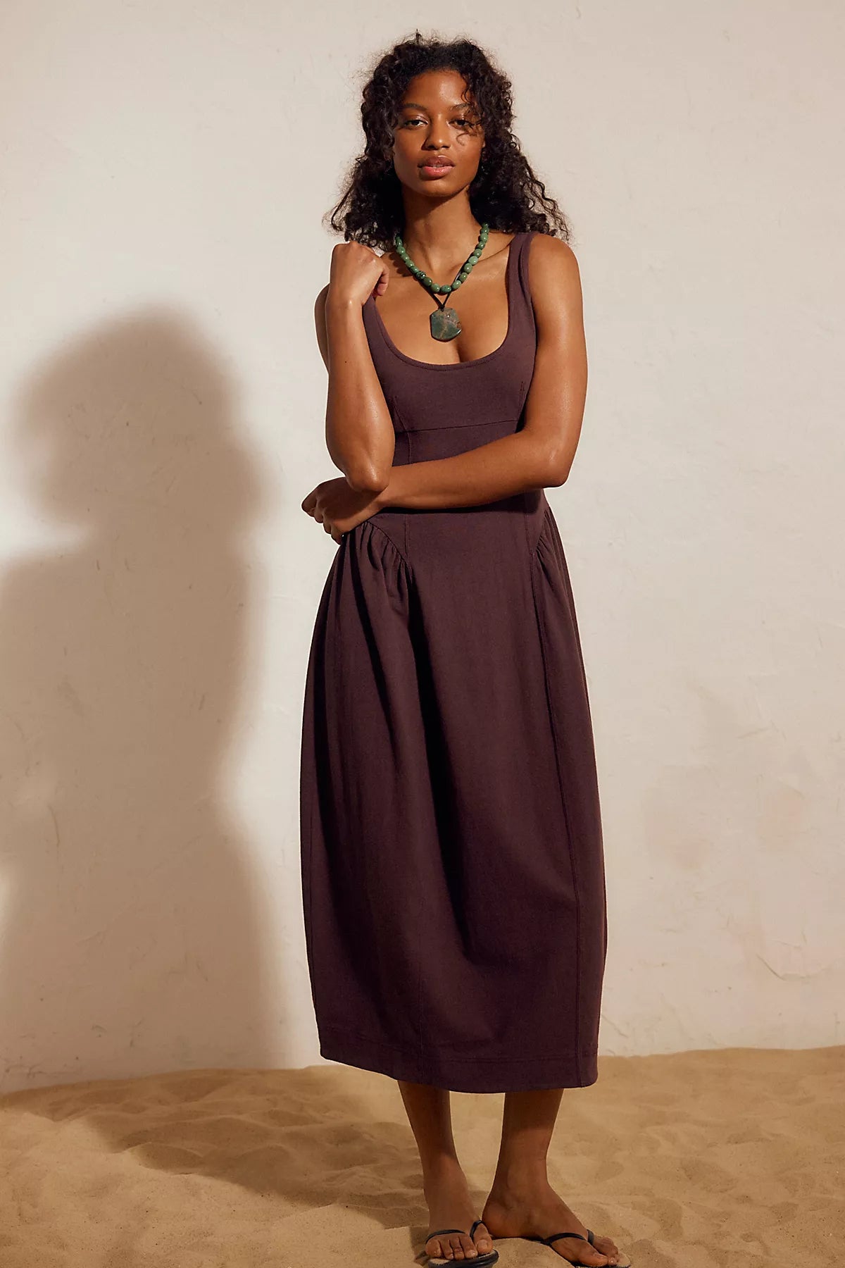 Elsa Cotton Midi Dress
