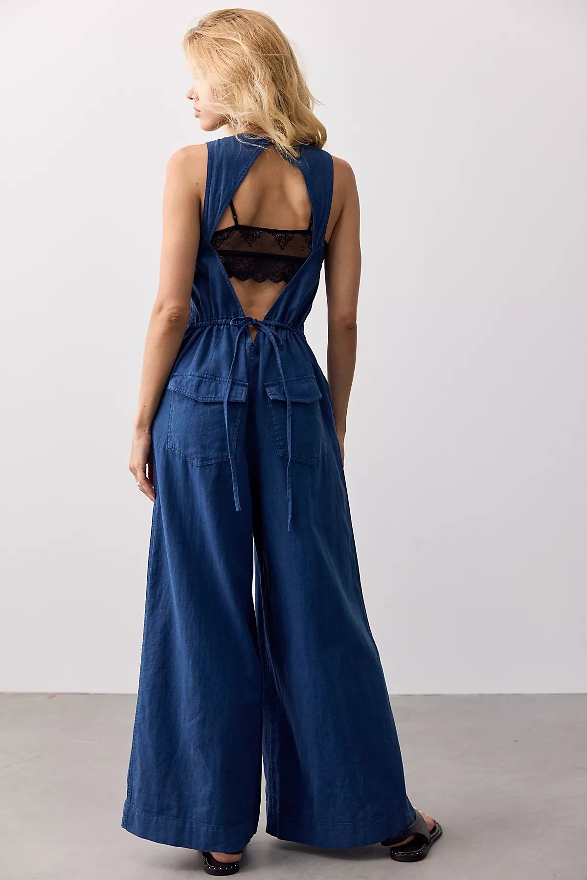 Do No Wrong Linen Jumpsuit