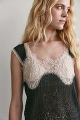 Anna Sui Lace Knit Camisole