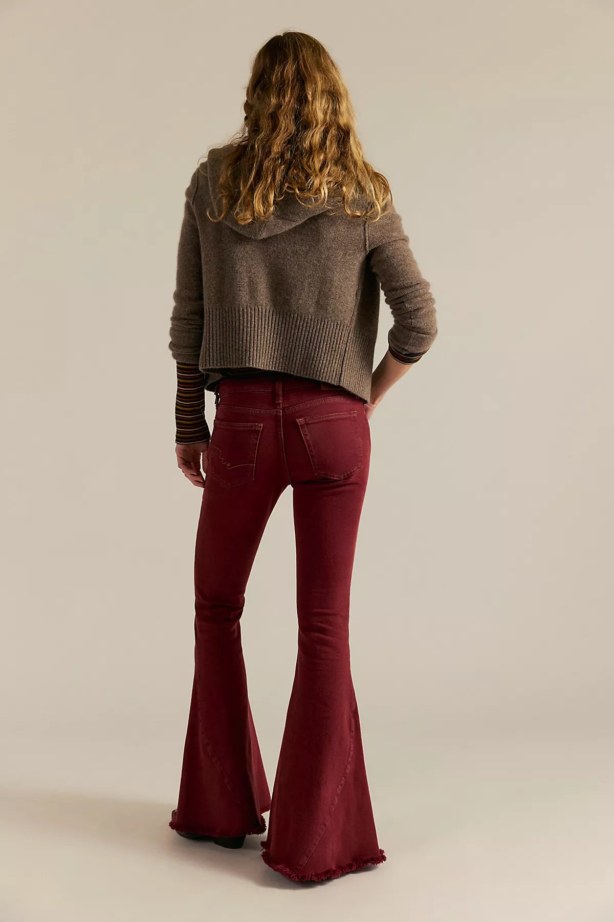 We The Free Emre Low-Rise Flare Jeans