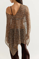Maggie Sequin Poncho