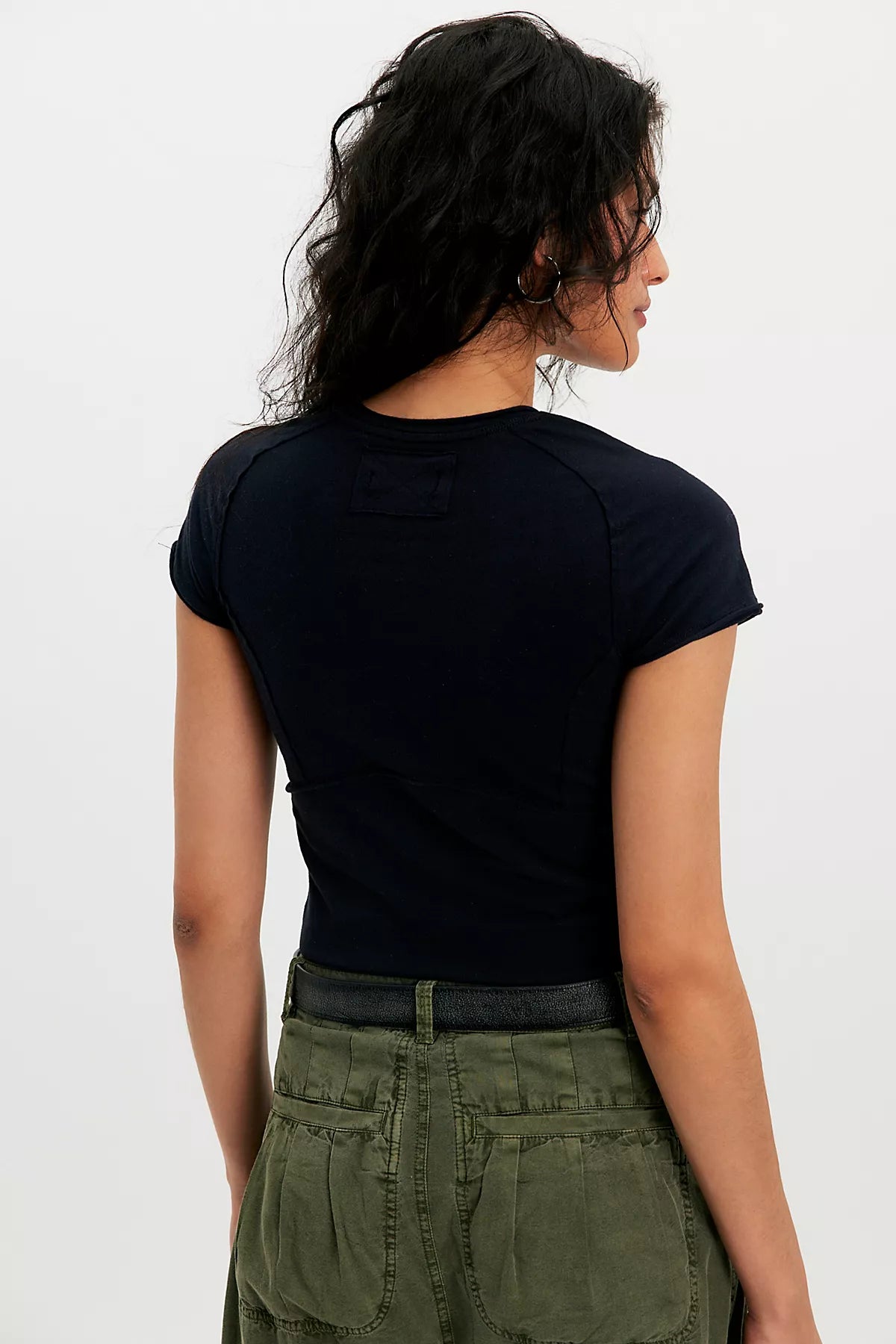 We The Free Protagonist Cropped Cap Sleeve Tee