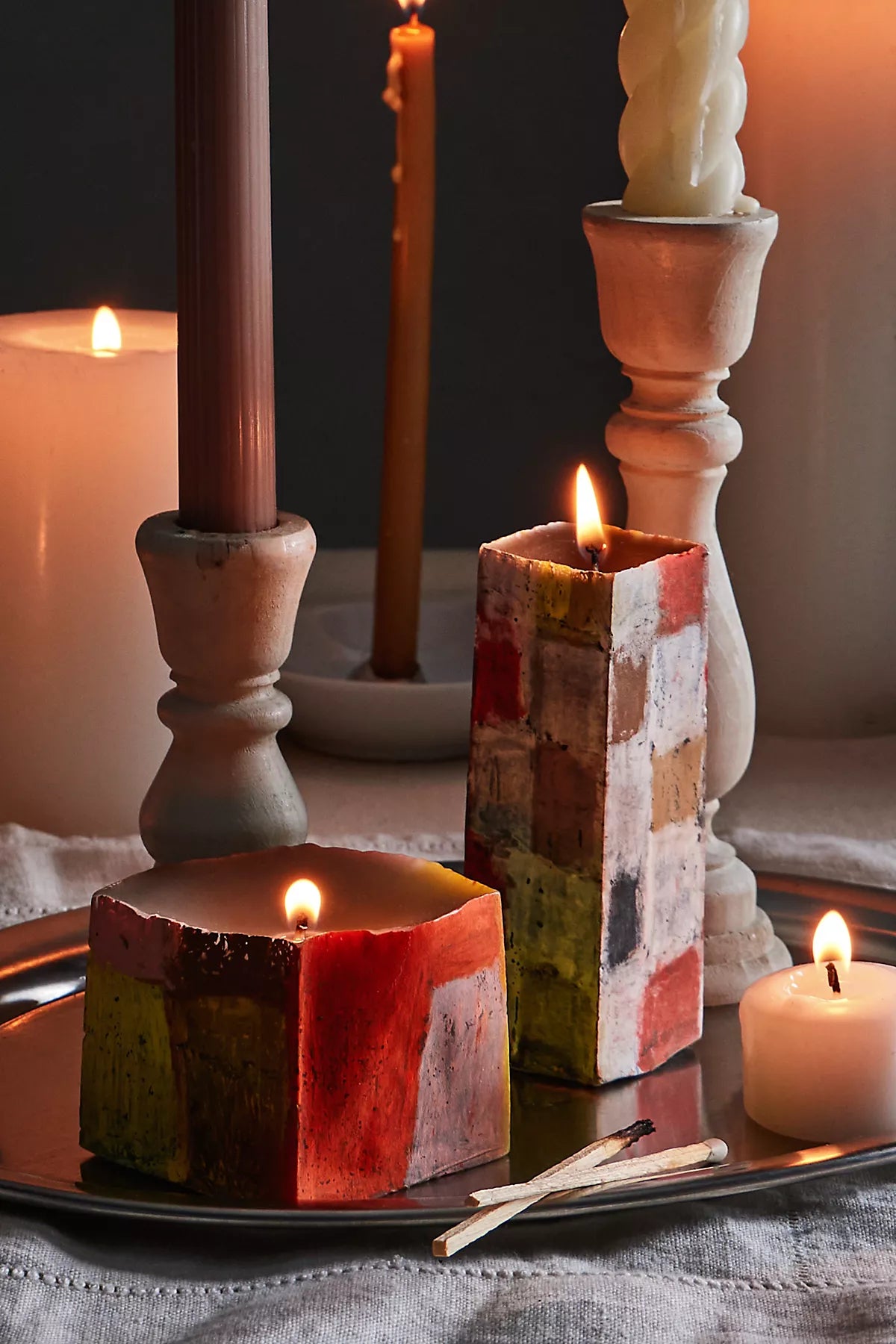 Crying Clover Square Stack Candle