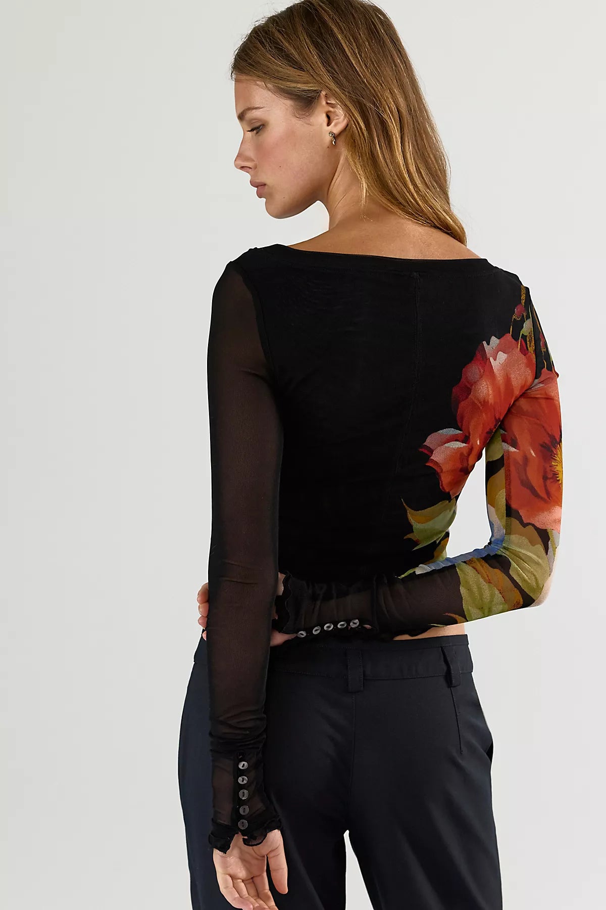 Lilly Printed Long Sleeve Top