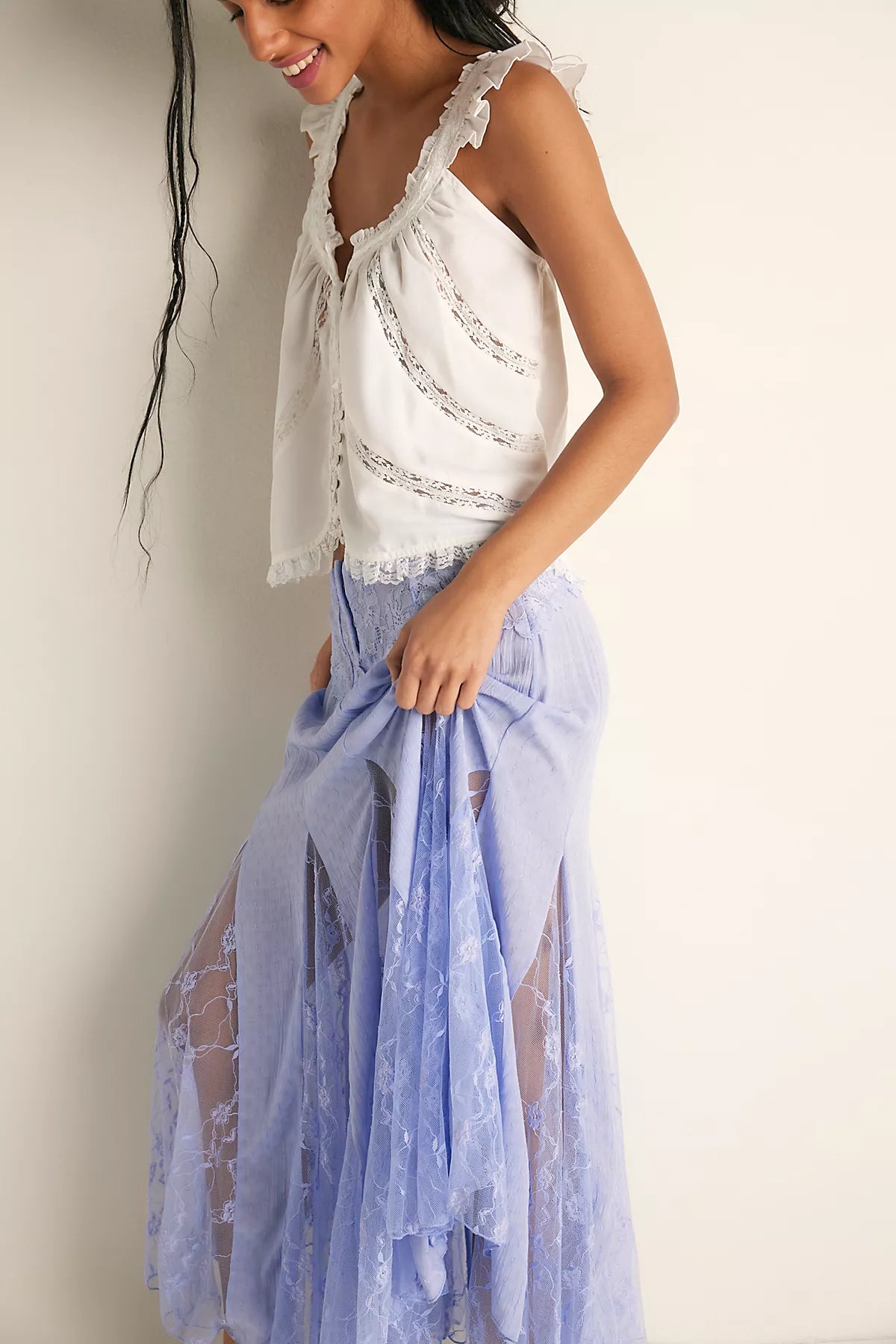 Nice To Meet You Maxi Slip Skirt