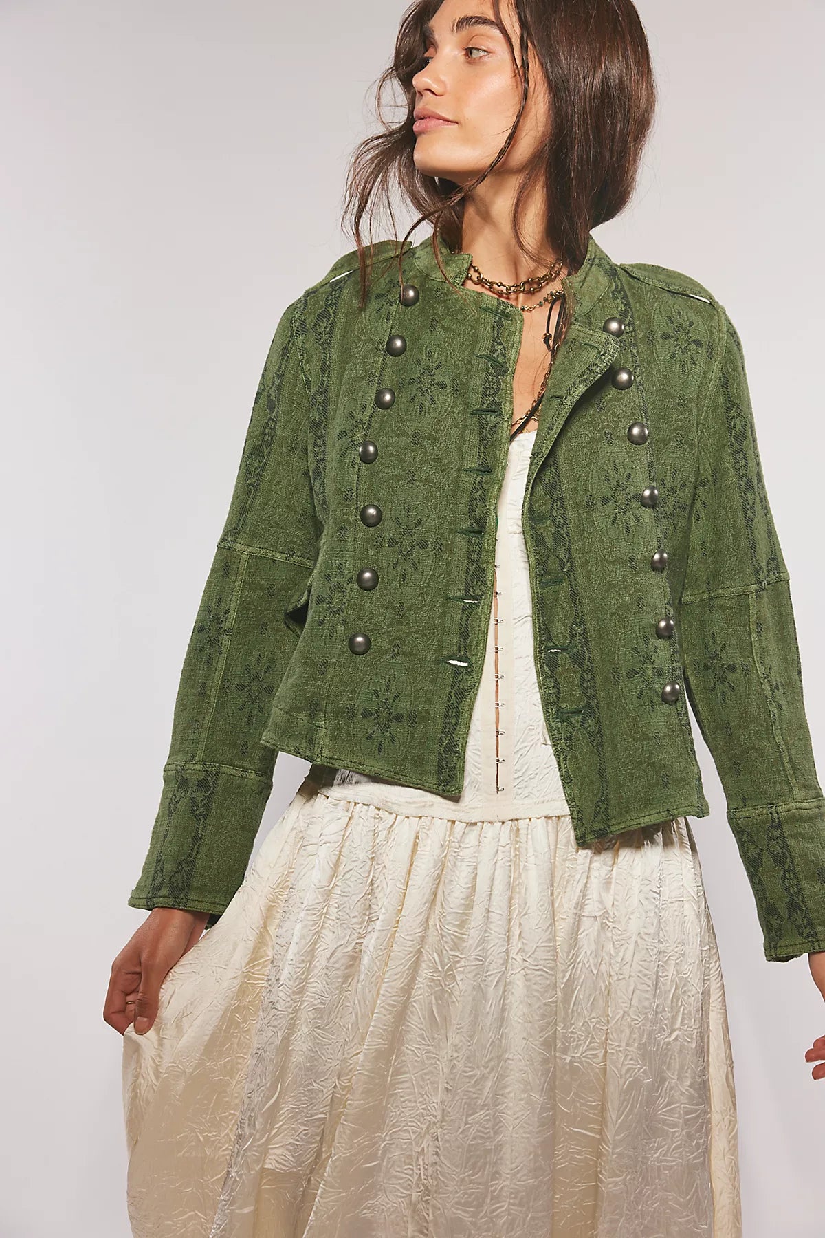 Lotty Jacquard Band Jacket