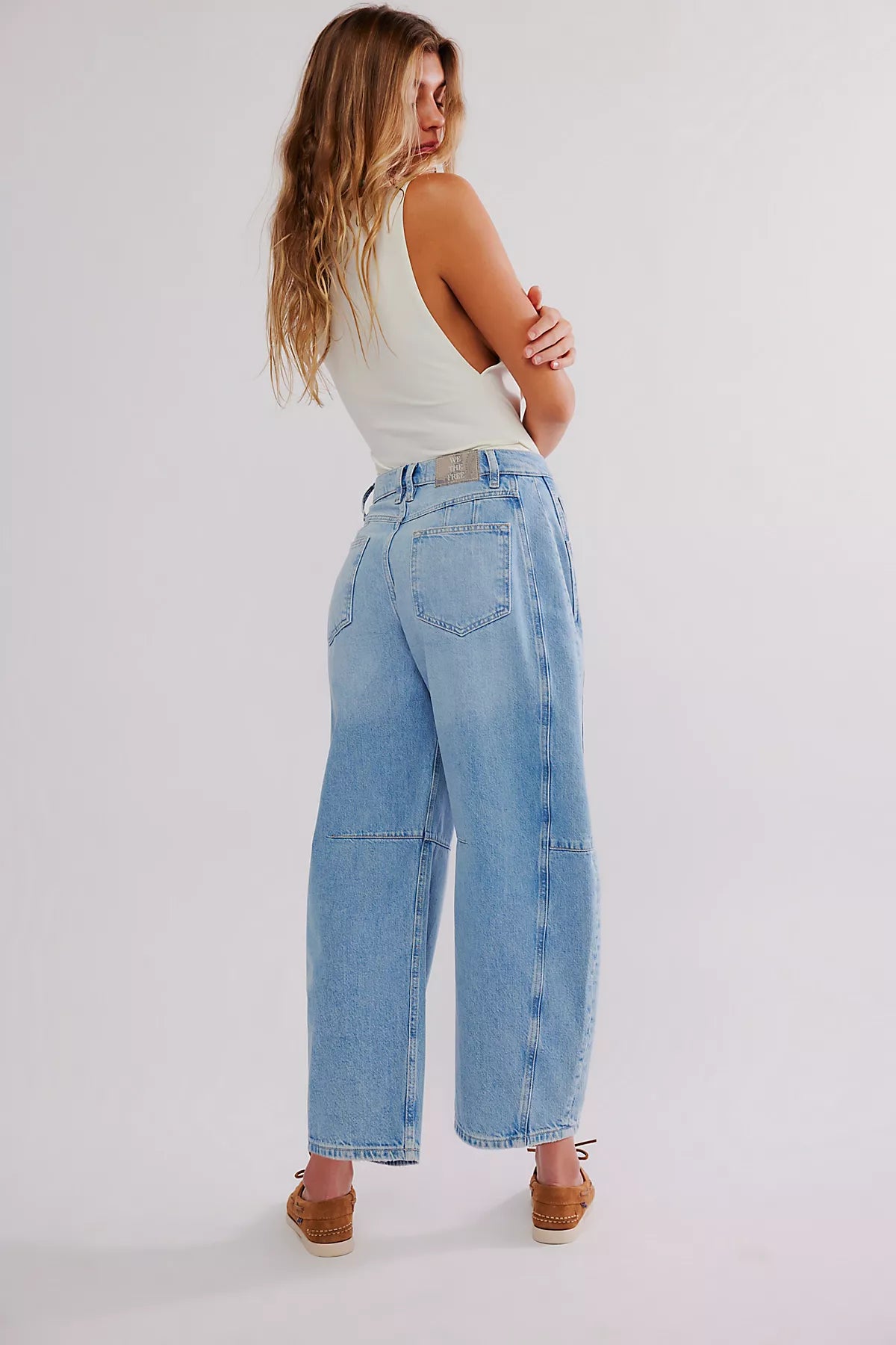 We The Free CRVY Venus Barrel Jeans
