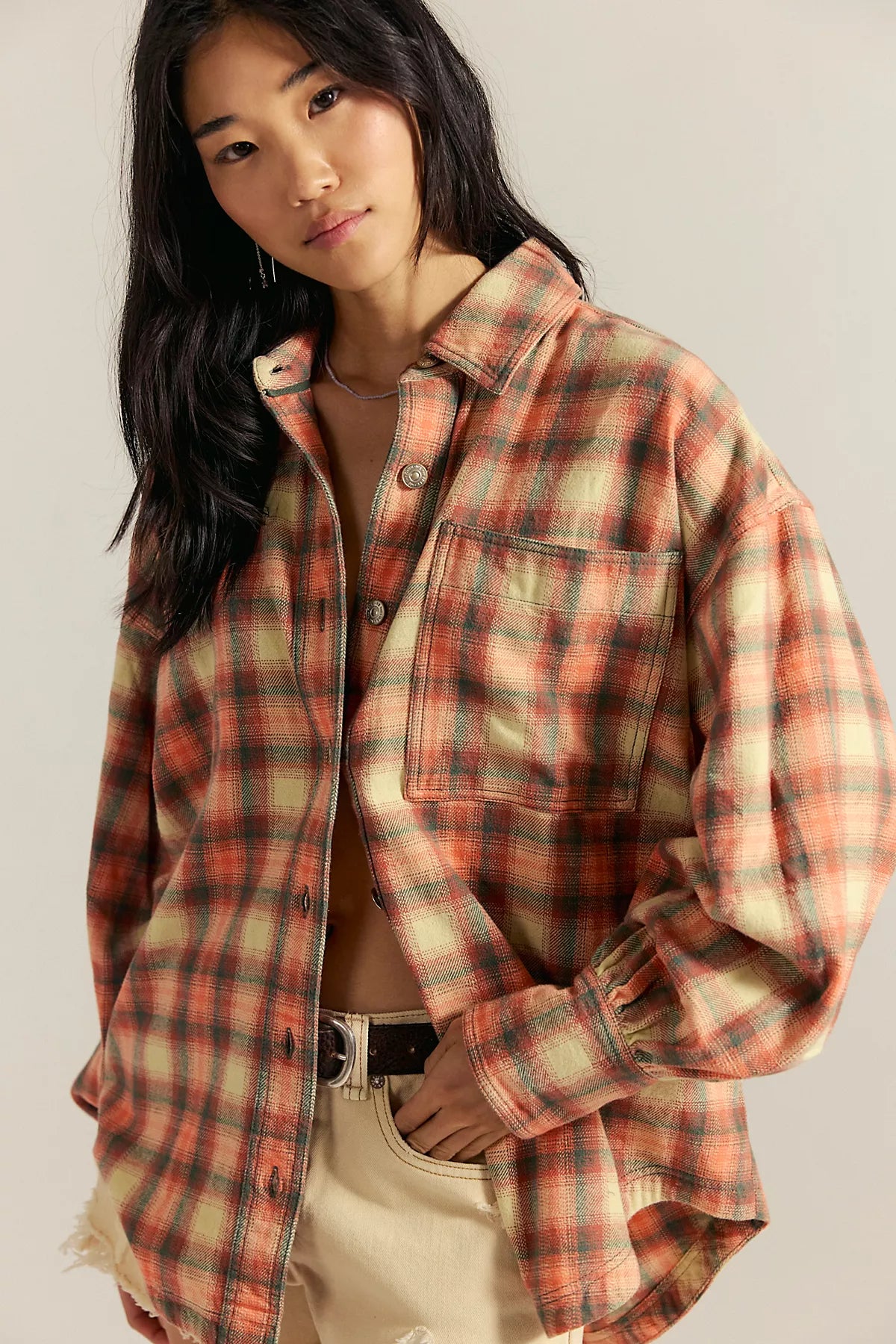 We The Free Ashley Plaid Shirt