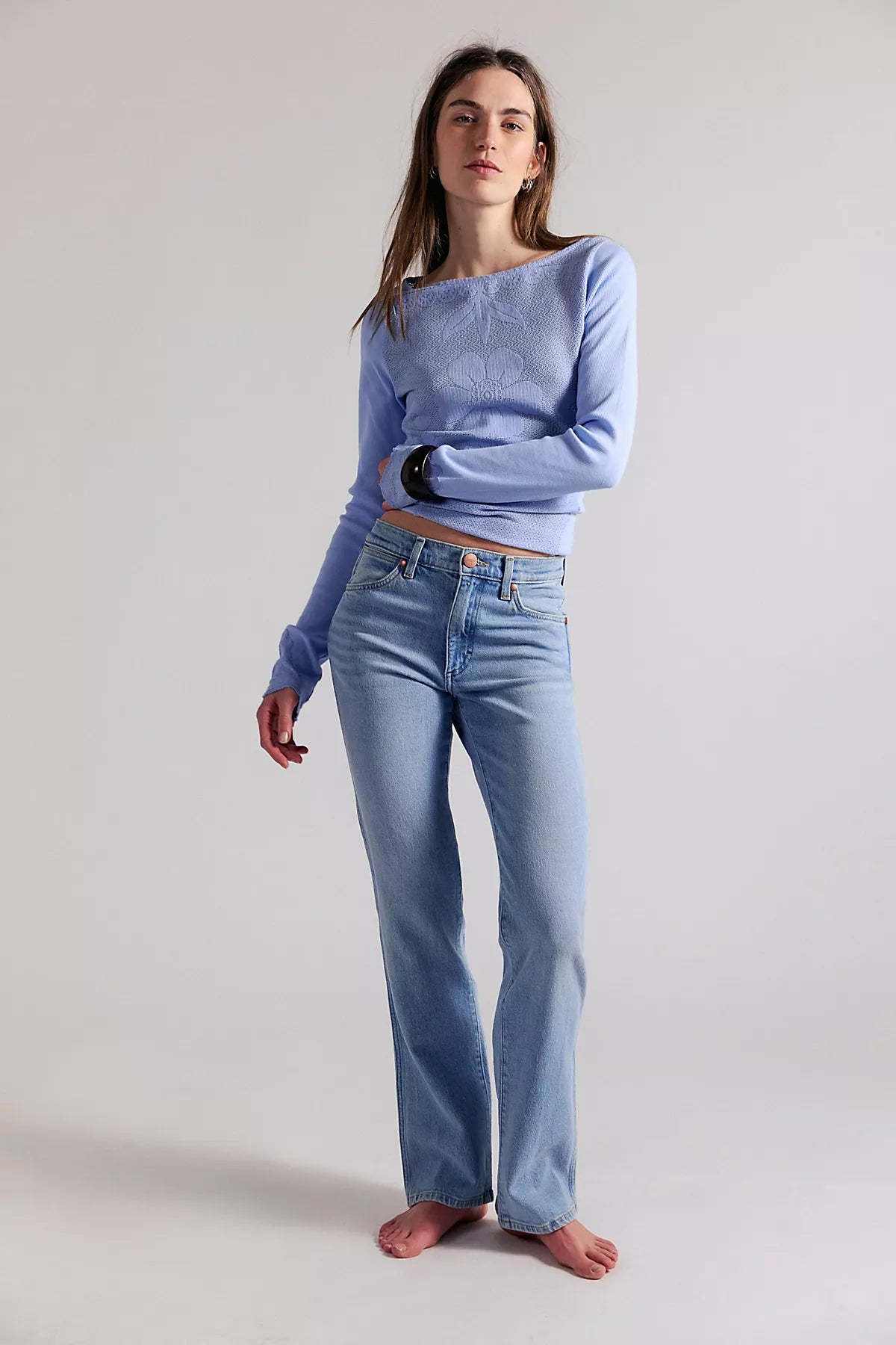Wrangler Wrancher Mid-Rise Bootcut Jeans
