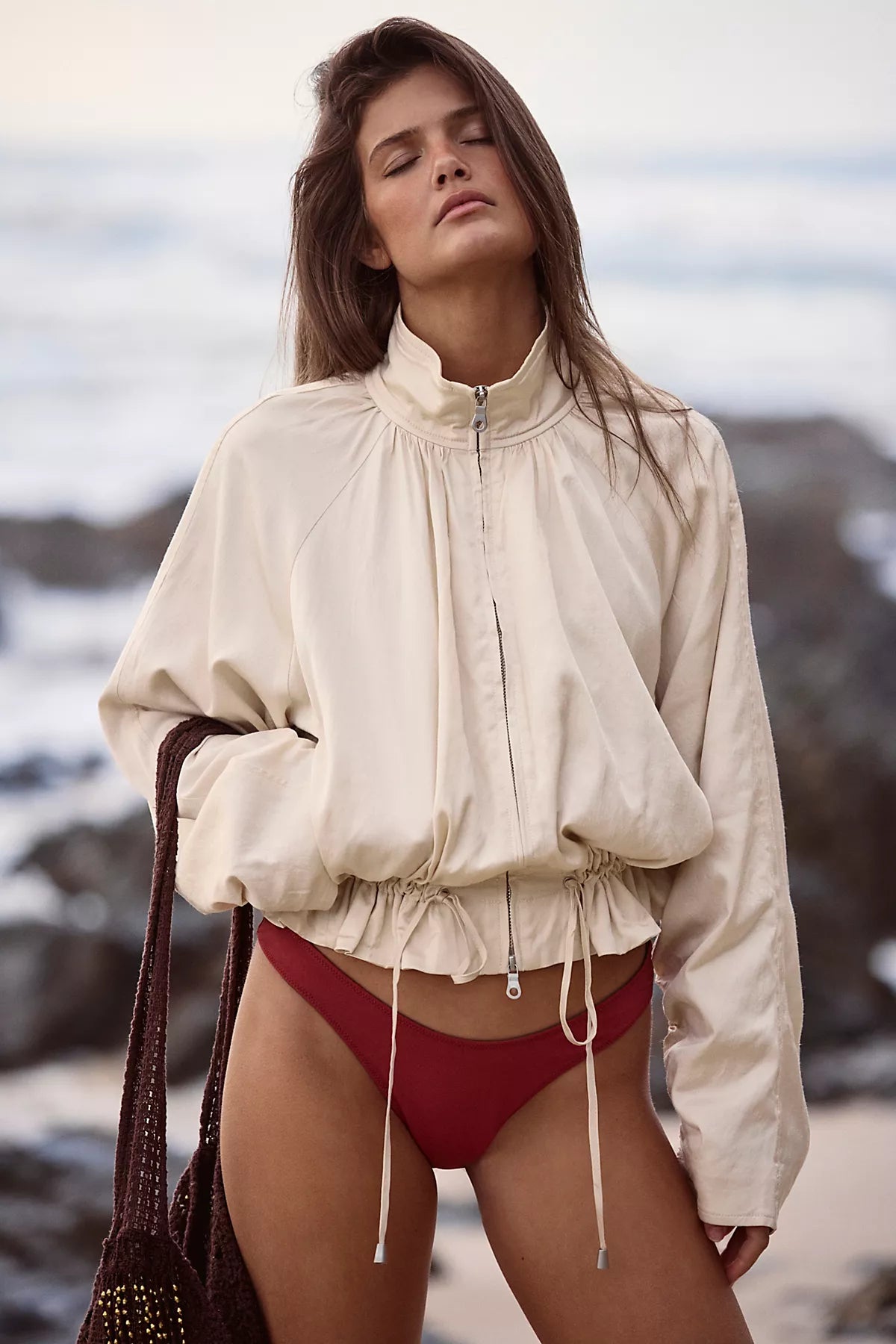 Devon Solid Balloon Jacket