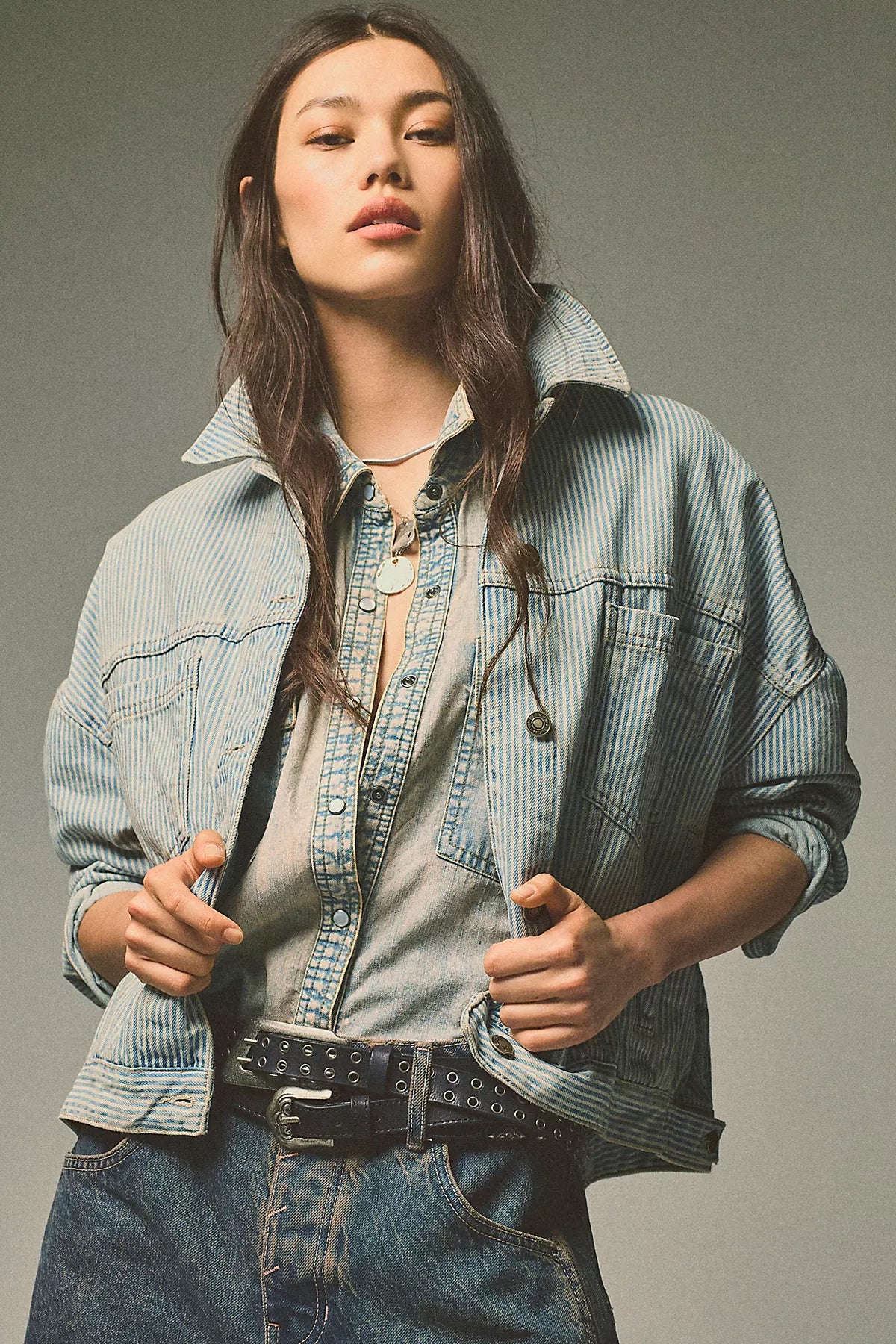 We The Free Opal Swing Denim Jacket