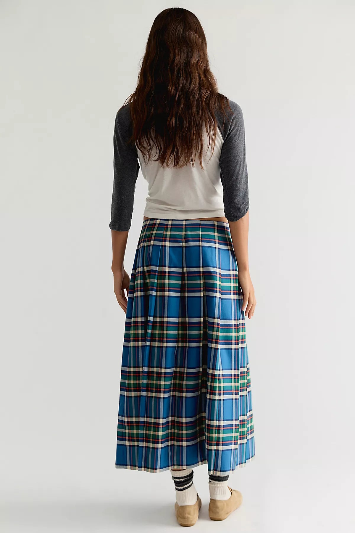 Bobo Choses Checkered Flannel Skirt