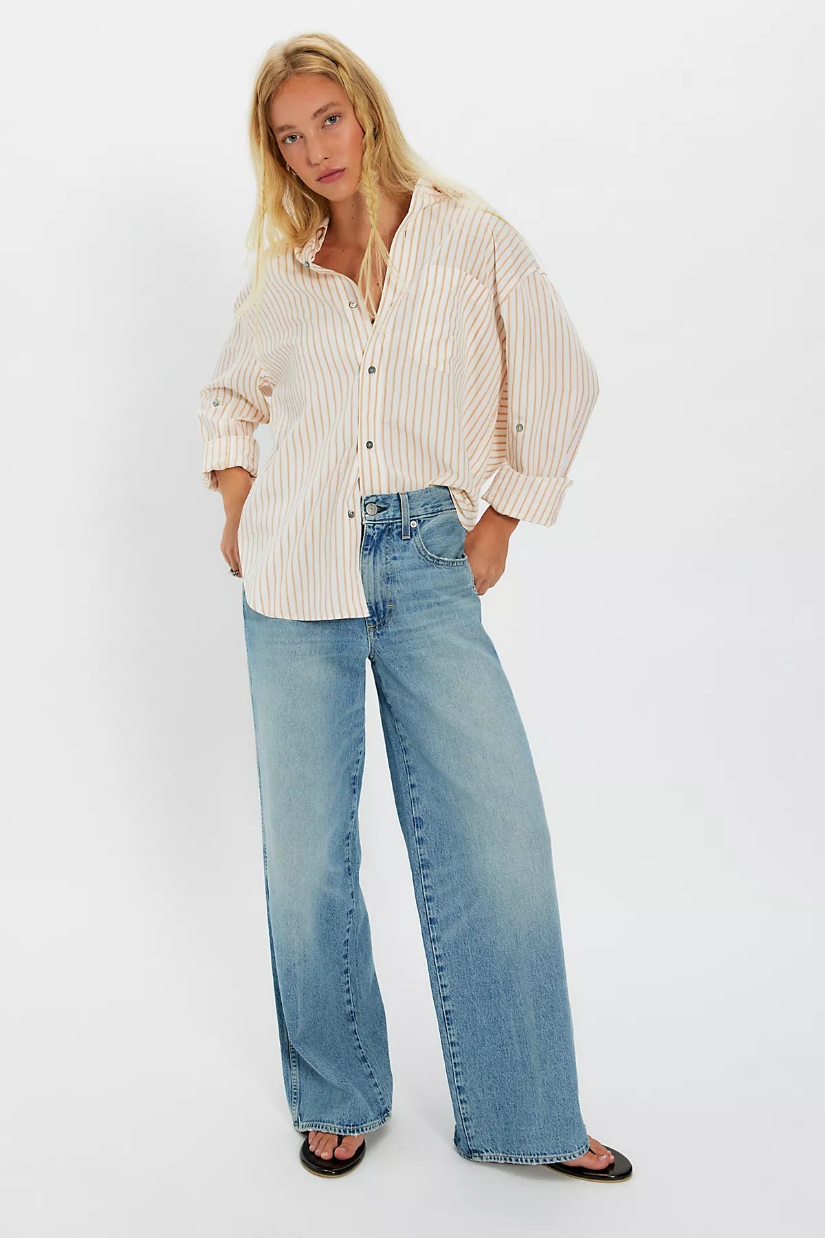 AMO Kira Wide-Leg Jeans