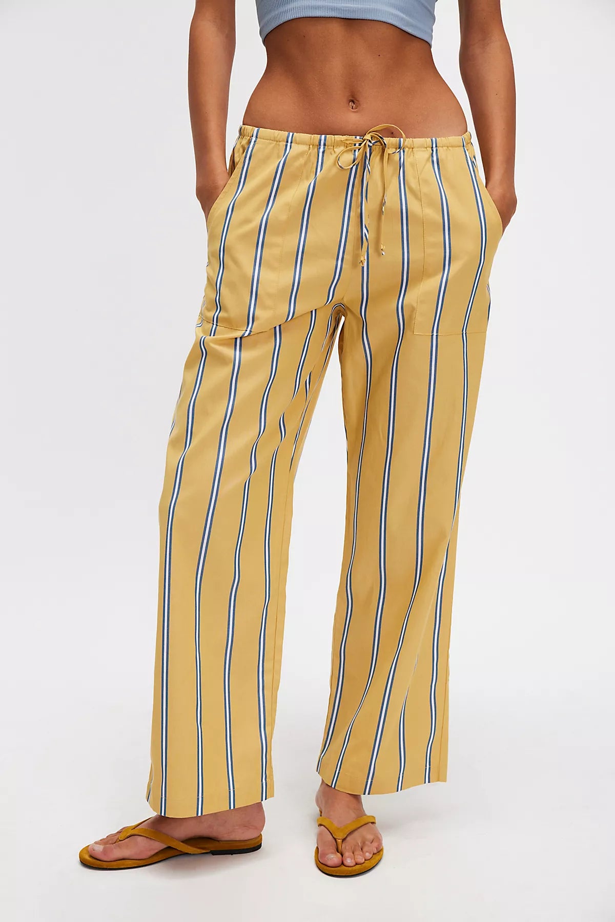 DONNI. The Stripe Pop Drawstring Pants