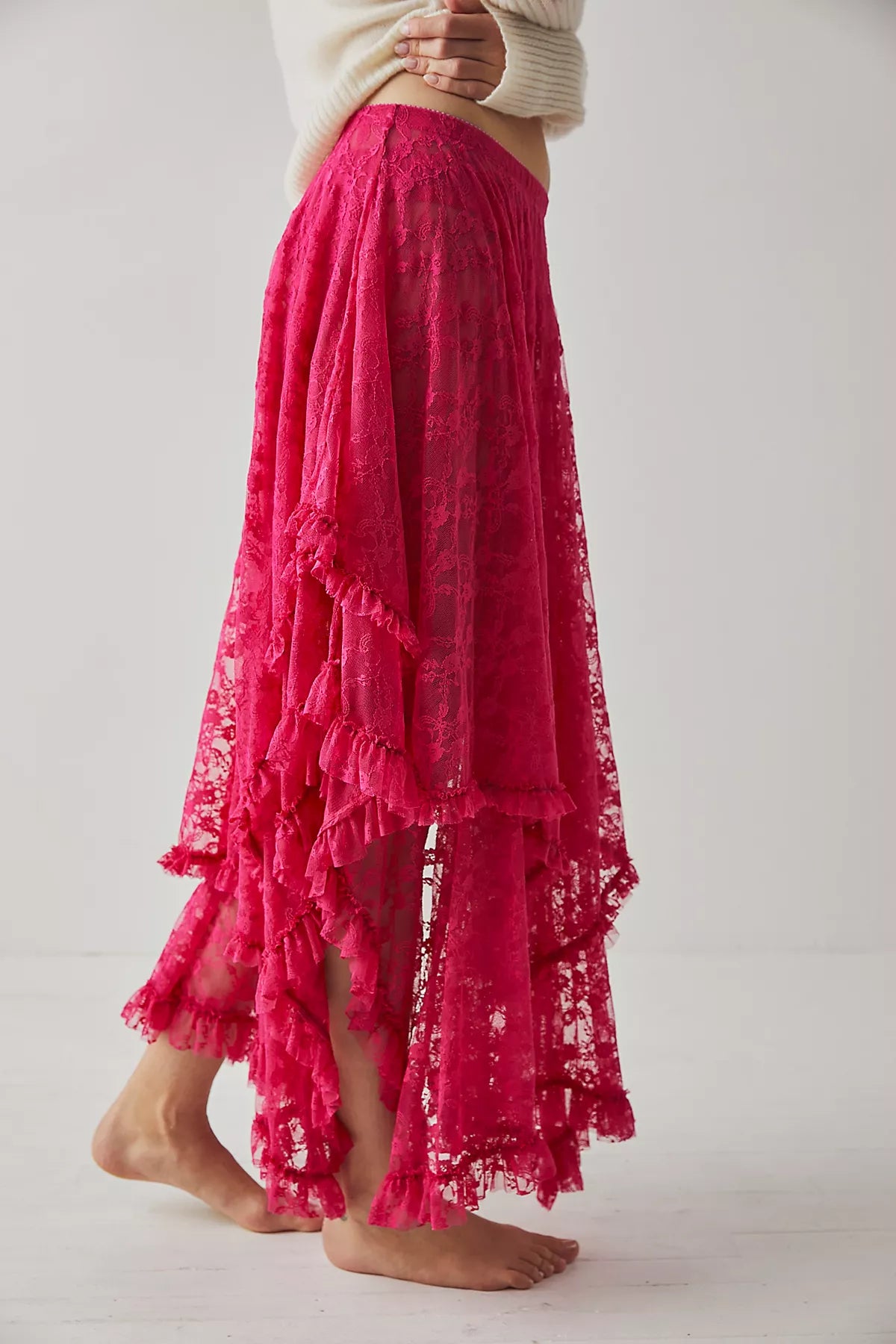 French Courtship Maxi Slip Skirt