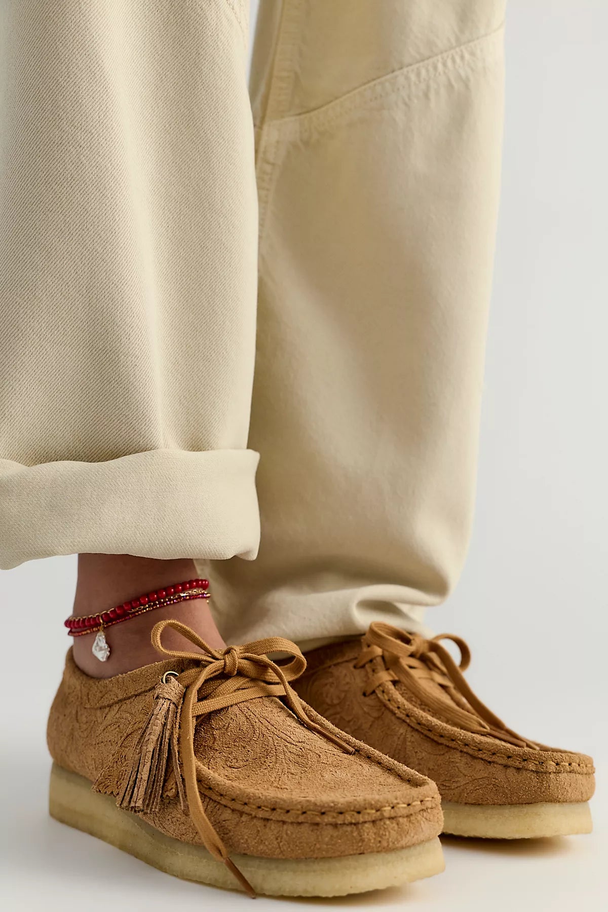 Clarks Embossed Wallabees