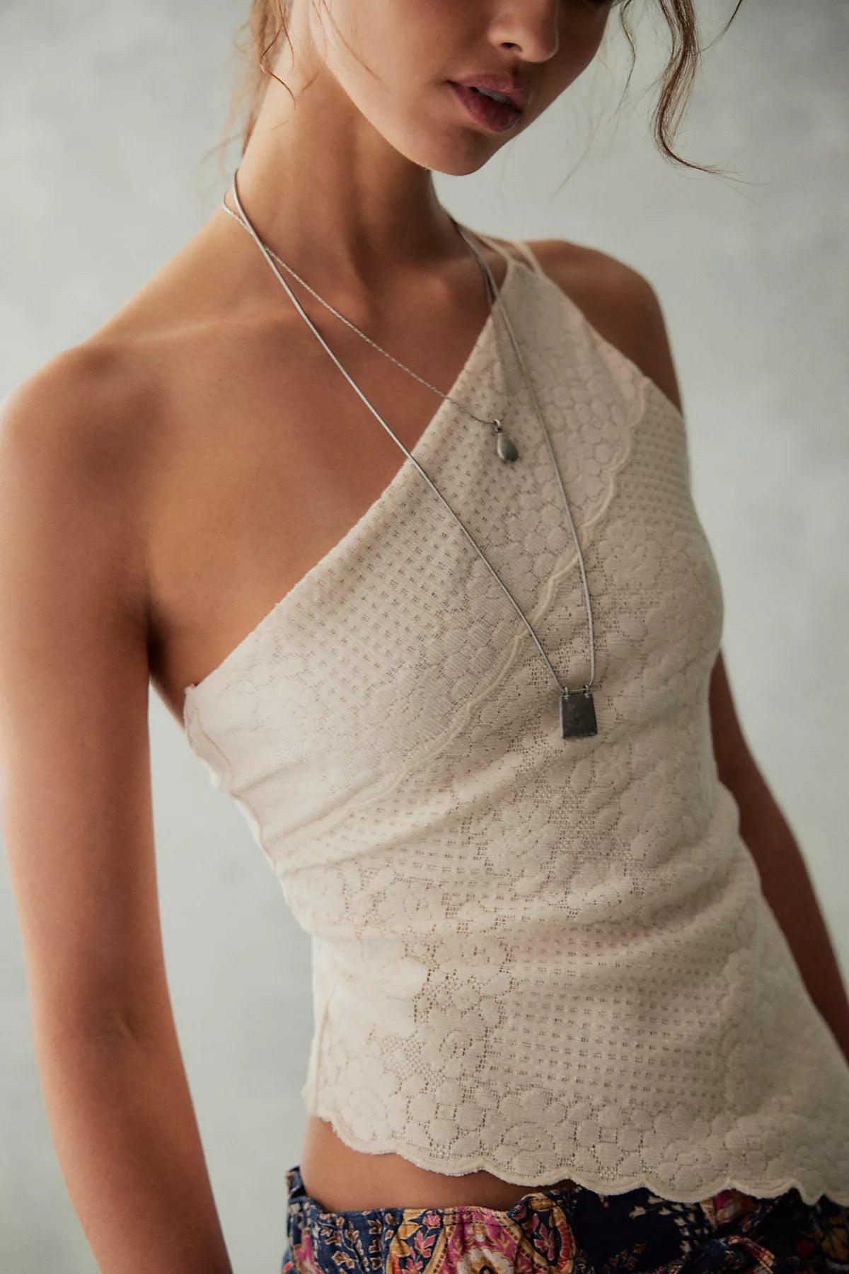 Clover One-Shoulder Top