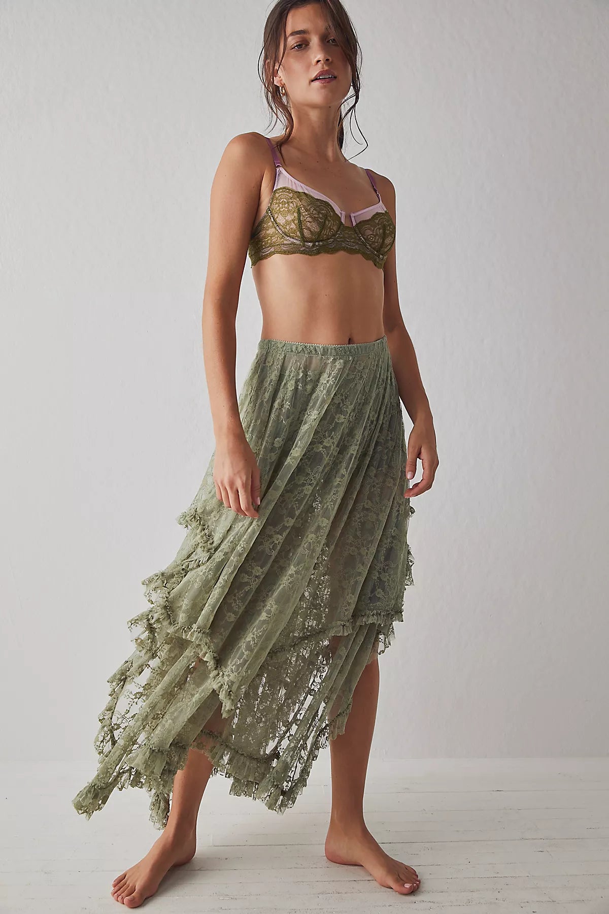 French Courtship Maxi Slip Skirt